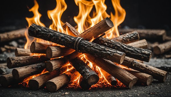 Bois d'allumage : la clé pour un feu rapide et durable